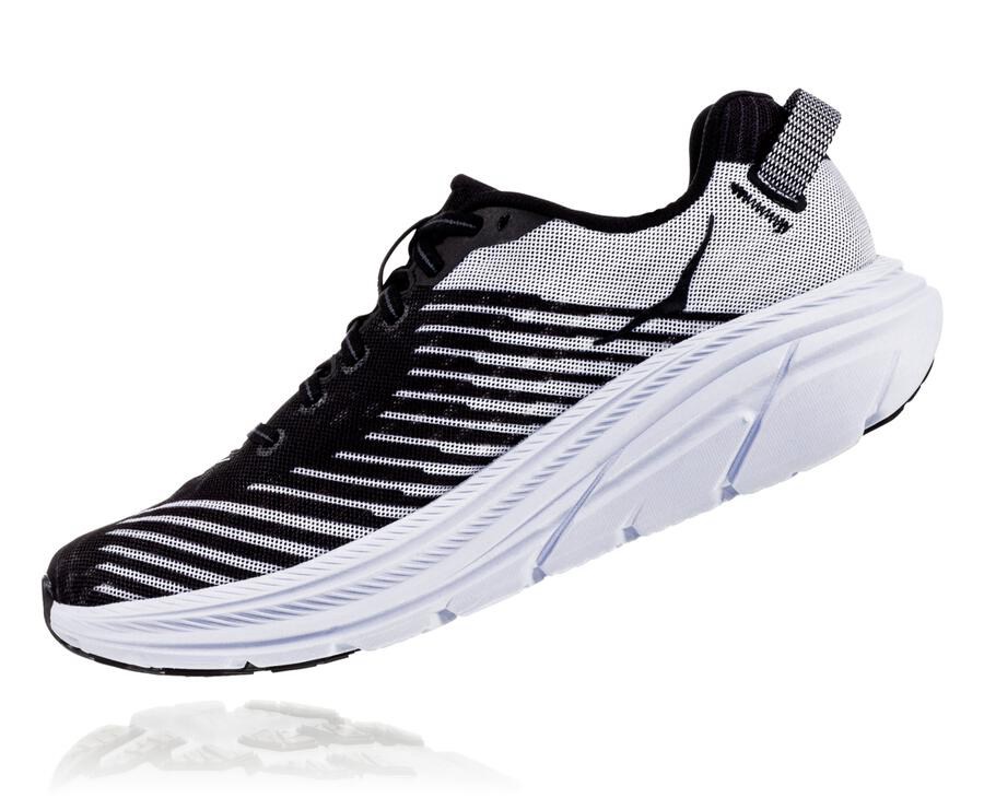 Tenis Hoka One One Hombre Negros/Blancos - Rincon - QYWZ09372